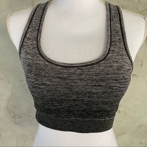 Grey & Charcoal Ombré Sports Bra